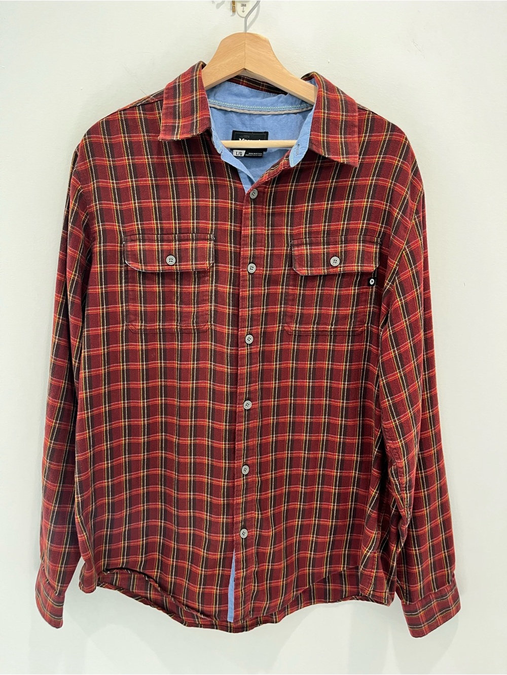 MARMOT  Plaid Flannel Button-Up Long Sleeve Performance Outdoors Shirt